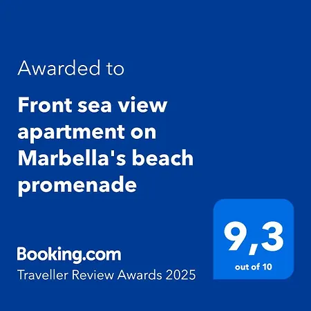 Front Sea View On Marbella's Promenade *