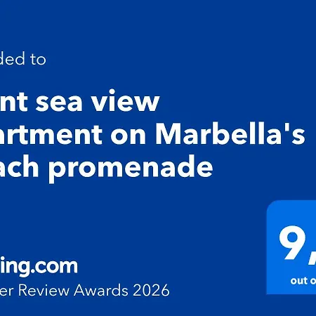 Front Sea View On Marbella's Promenade Marbella