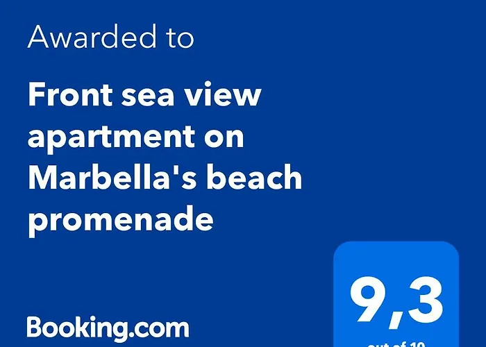 Front Sea View On Marbella's Promenade *